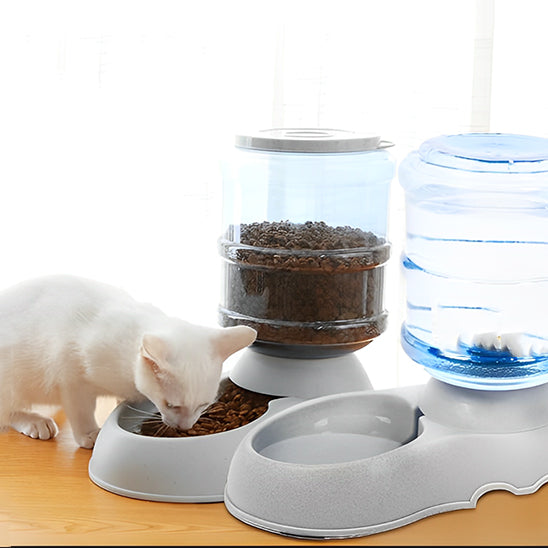 Distributeur de croquettes et d'eau: Catwaterdispenser™