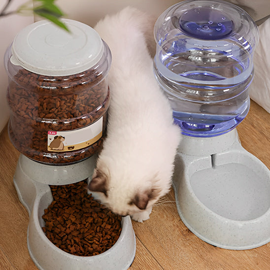 Distributeur de croquettes et d'eau: Catwaterdispenser™